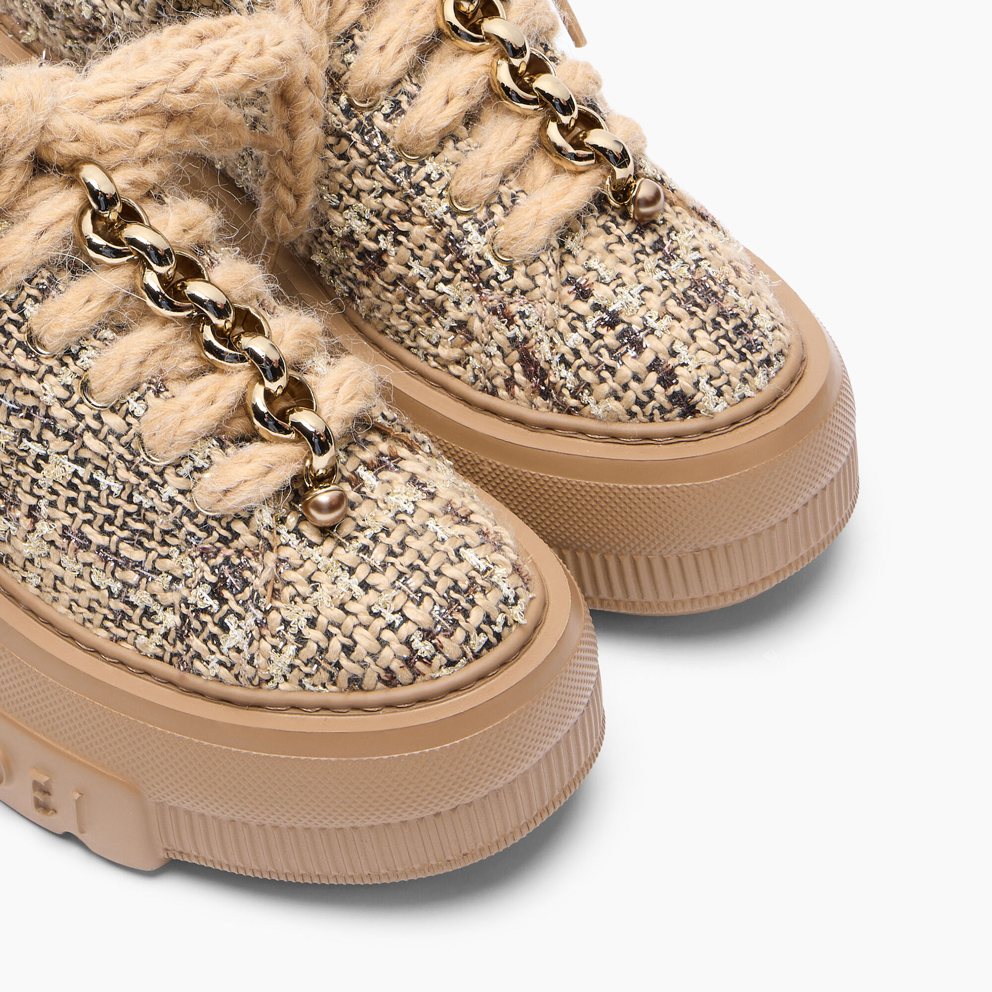 Casadei Nexus Buclé Sneaker Camel 2X125C0701C3090