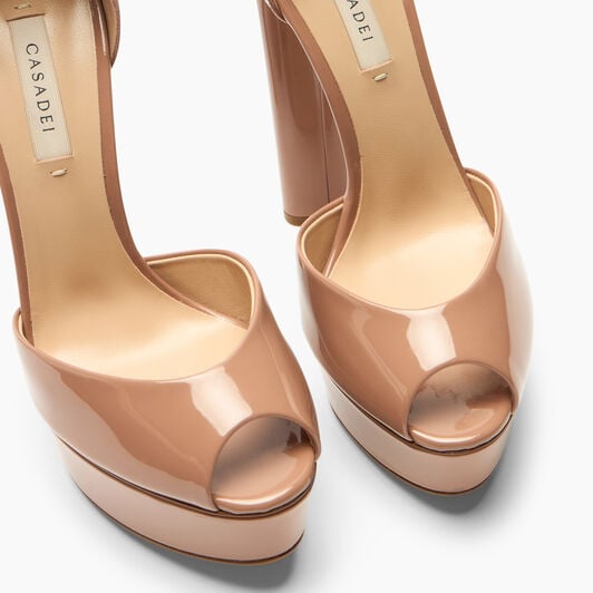 Casadei Sandale Flora Platform Mocha 1L287Y1401TIFFA Casadei Sandale Flora Platform Mocha 1L287Y1401TIFFA