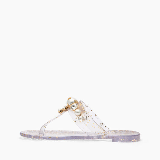 Casadei Jelly Flat Ice/gold 2Y268B0101BECPE