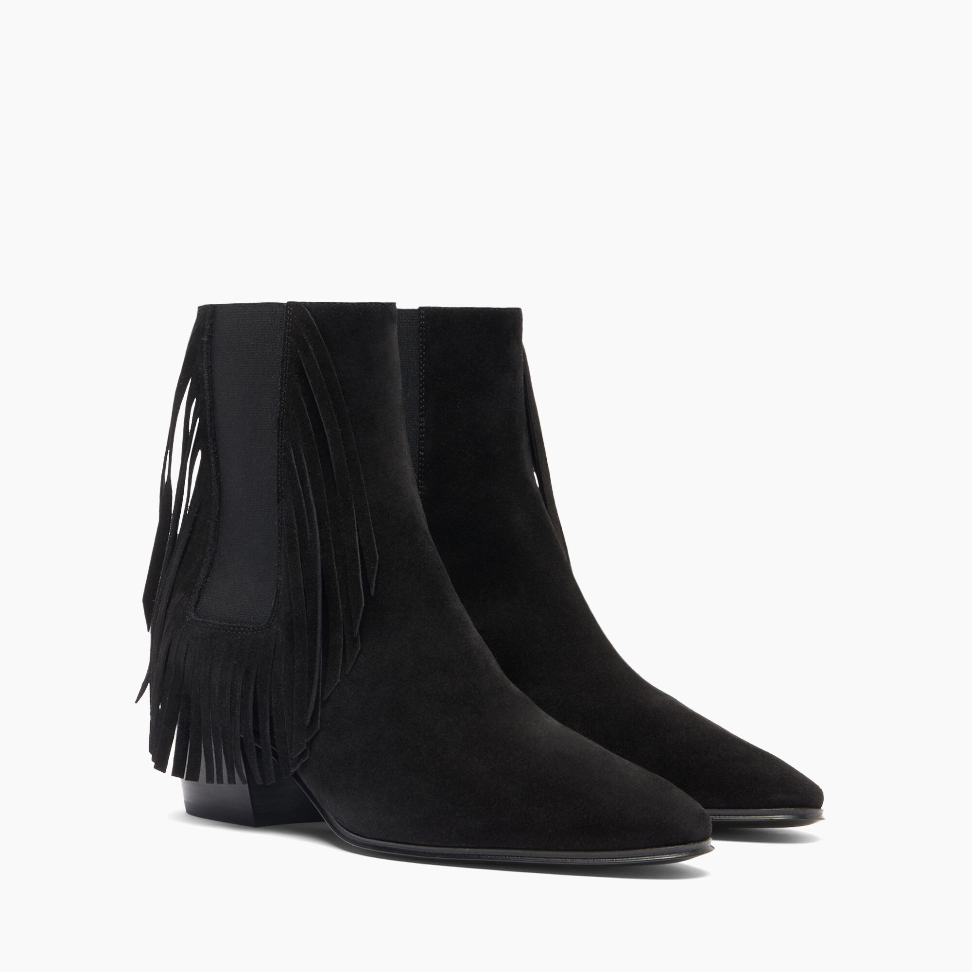 Casadei Beat Suede Ankle Boots Black 1Q203Y0501NOMAD