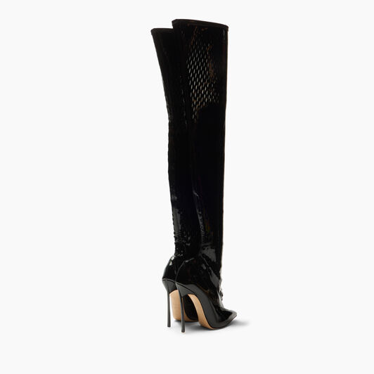 Casadei Ultravox Over The Knee Black 1T095W120TULTRA