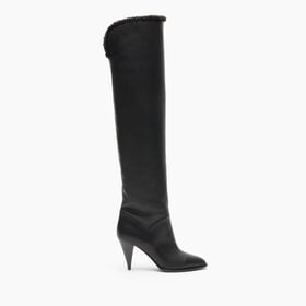 Casadei Venus Winnipeg Over The Knee Black 1T096C0811T0599
