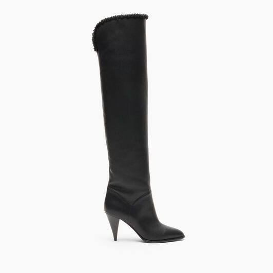 Casadei Venus Winnipeg Over The Knee Black 1T096C0811T0599
