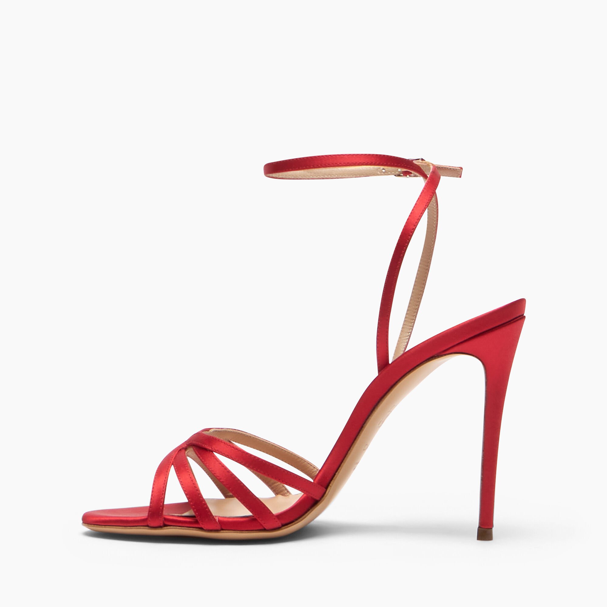 Casadei Julia Sandal Satin Flame 1L420B1001SATIN