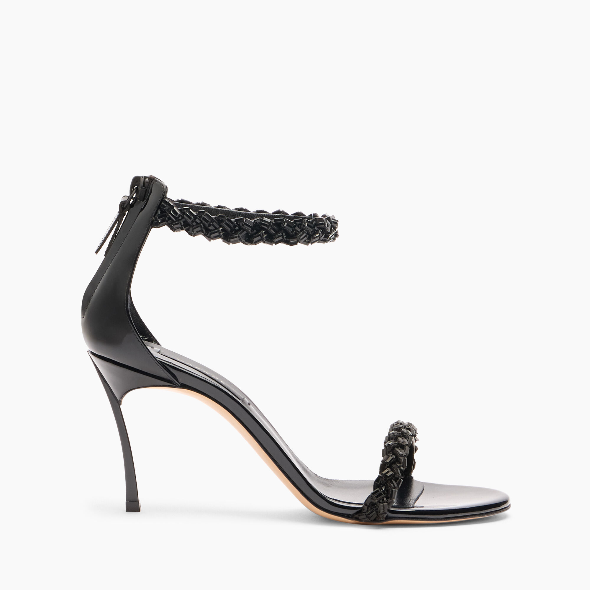 Casadei Starsway Blade Sandals Black 1L396A080TT0528