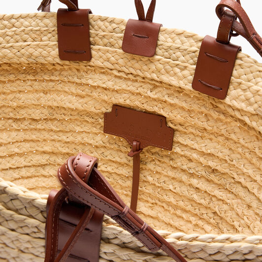 Casadei Panarea Bag Natur and Rum 3W432X0000PANAR