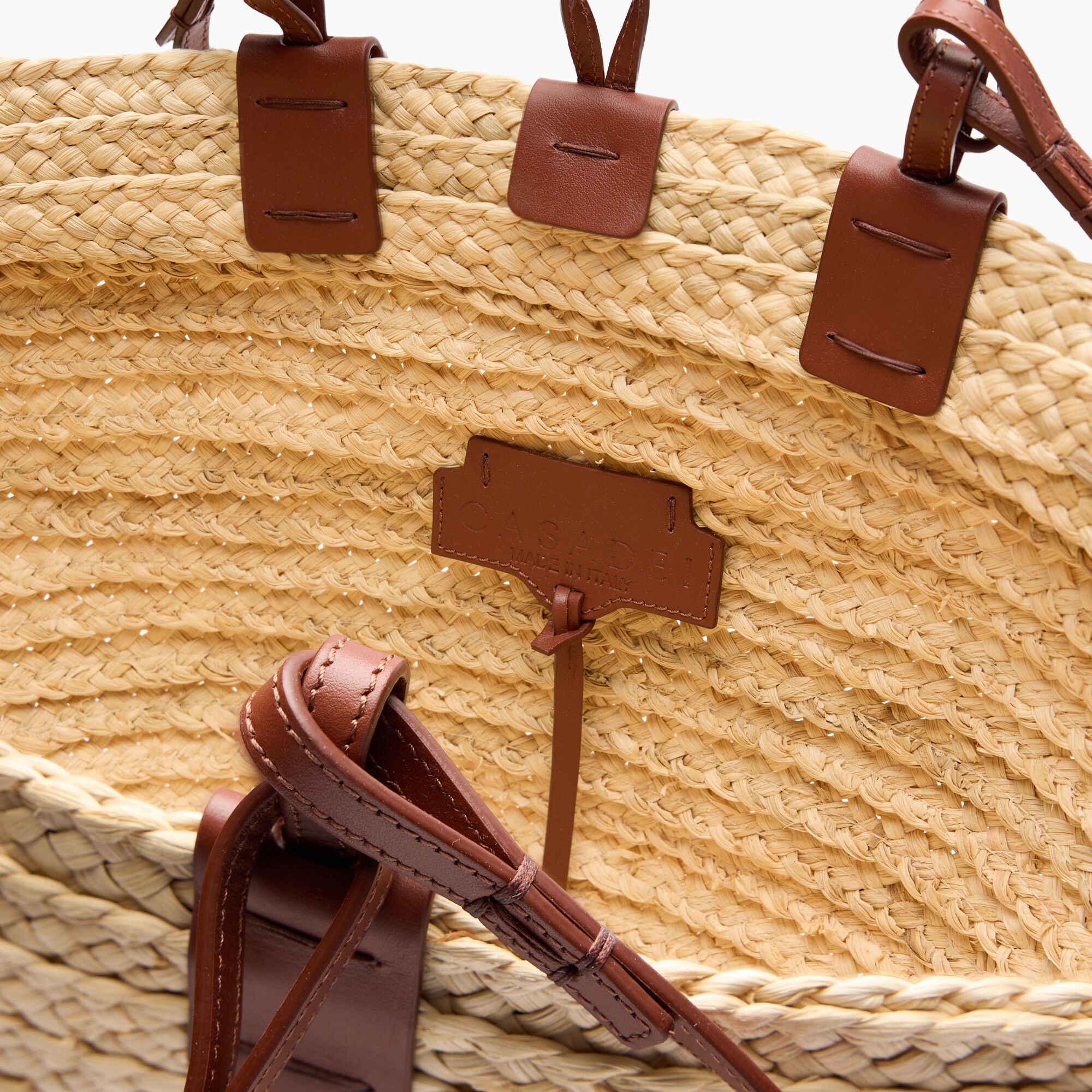 Casadei Panarea Bag Natur and Rum 3W432X0000PANAR