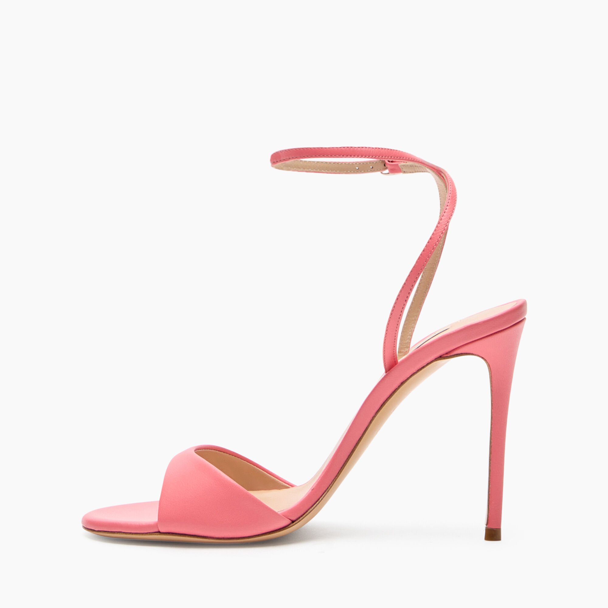 Casadei Julia Leather Sandals Coral 1L293J1001MINOR