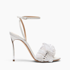 Casadei Annabel Blade Sandal White 1L450B100MC2931 Casadei Annabel Blade Sandal White 1L450B100MC2931