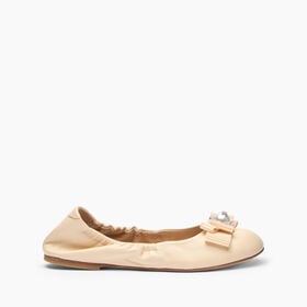 Casadei Ballet Flat Ecrù 1A305B0101C3006