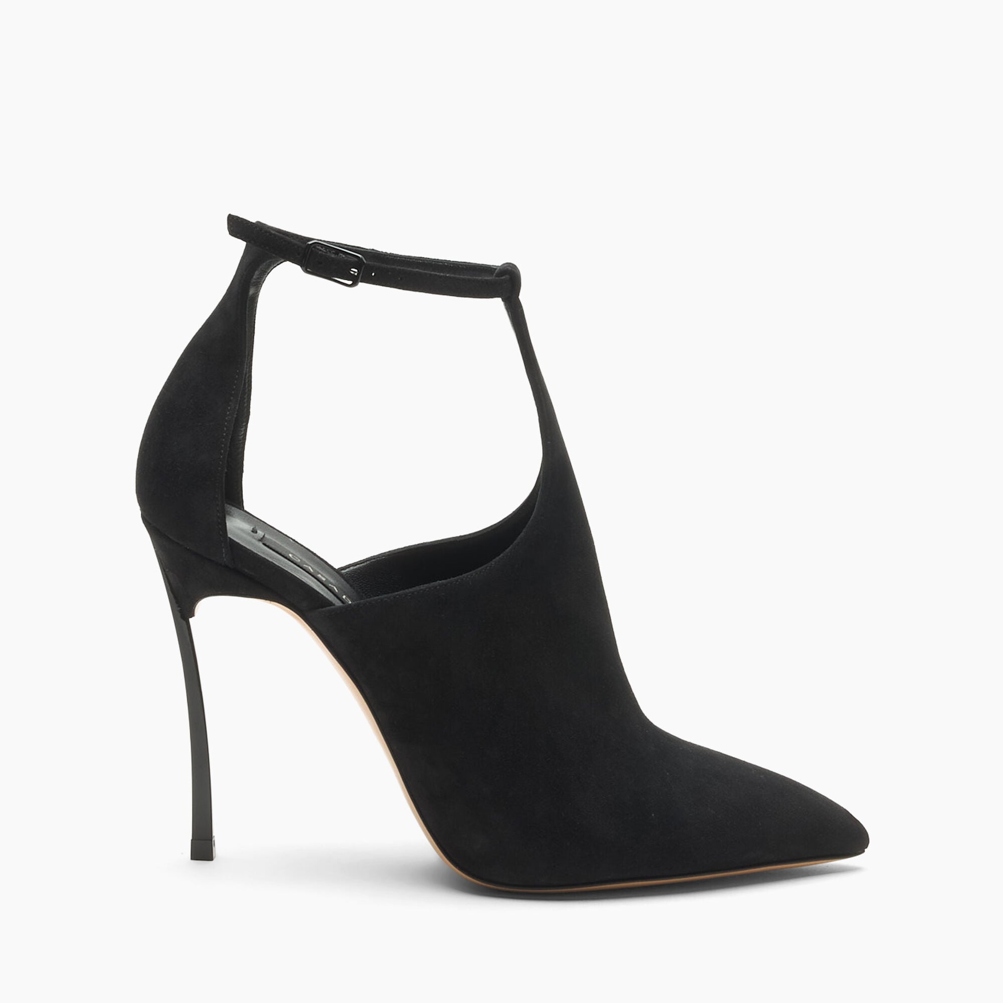 Casadei Escarpin Blade Suede Debby Black 1H085C100TCAMOS