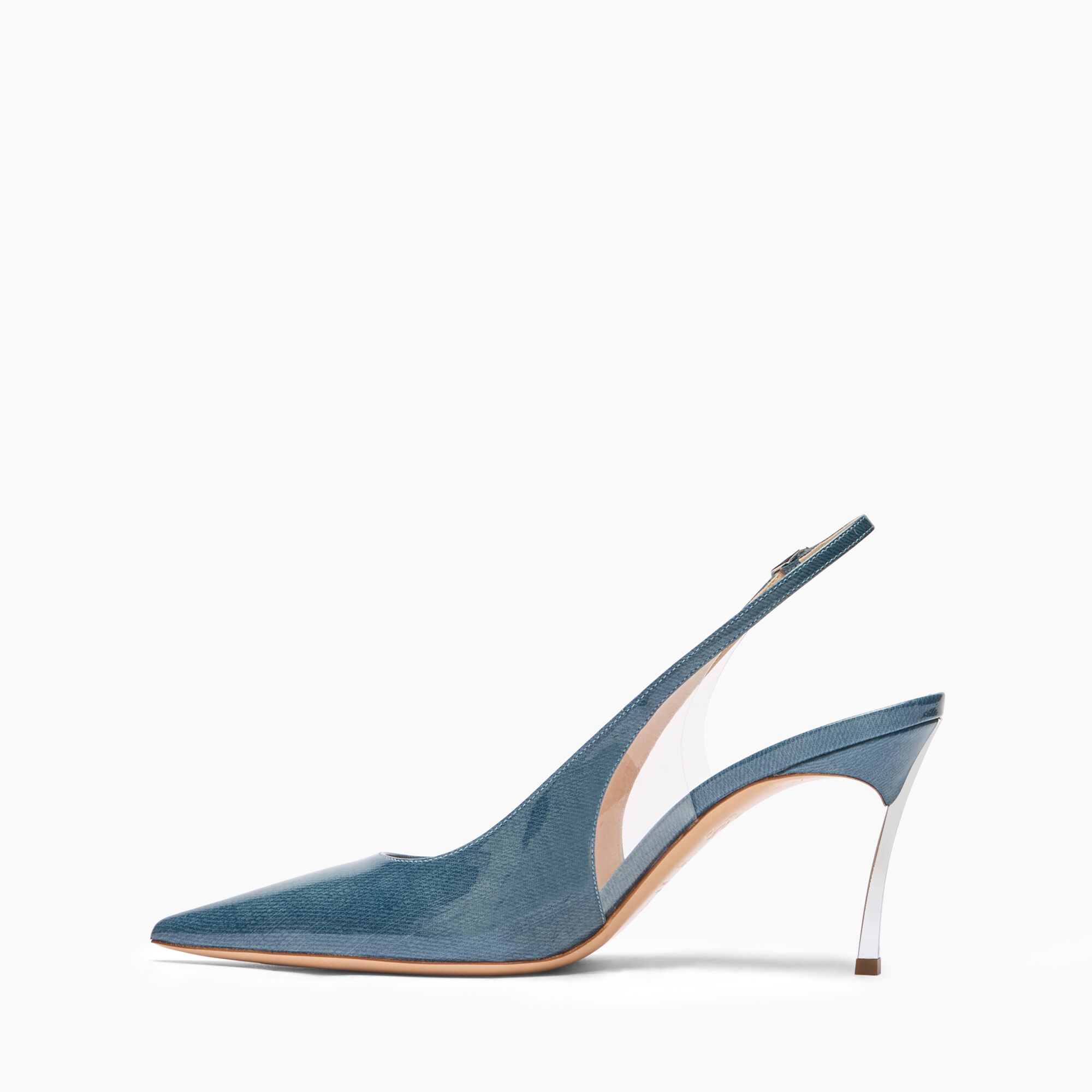 Casadei Superblade Denim Lac Slingbacks Denim 1G590X080MC2636