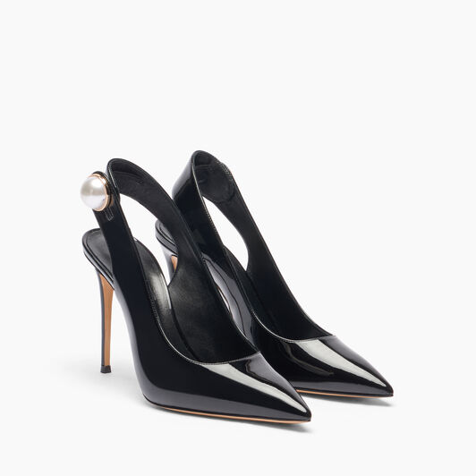 Casadei Julia Big Pink Slingbacks Nero 1G635J1001TIFFA