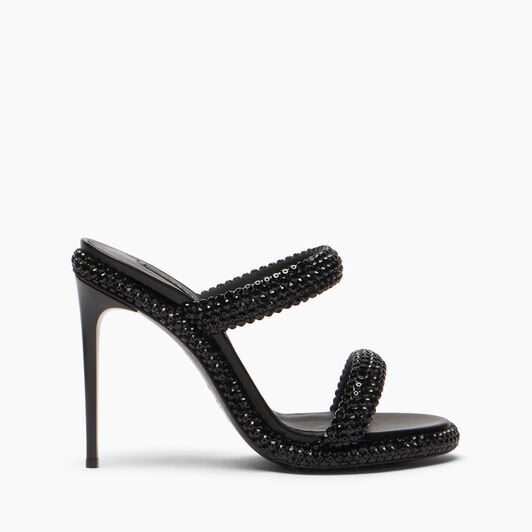 Casadei Sirio Mule Black, black 1M508B100HC2958 Casadei Sirio Mule Black, black 1M508B100HC2958