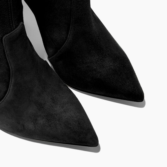 Casadei بوت بليد فوق الركبة أسود 1T000D125TT0005