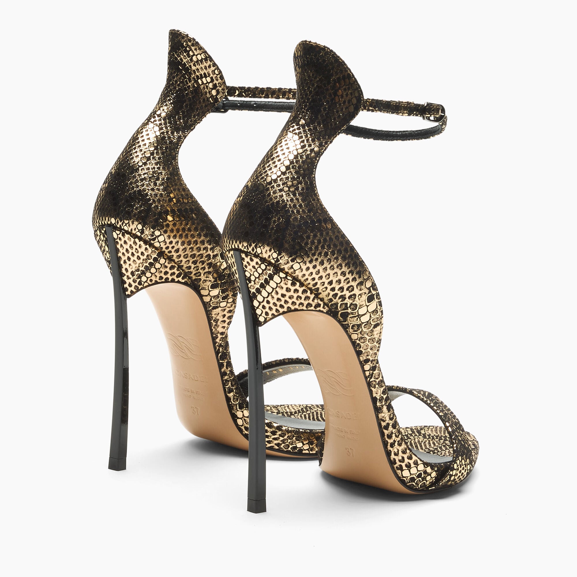 Casadei Cappa Blade Goldfinger Sandal Goldfinger 1LG50D125TGLDFG Casadei Cappa Blade Goldfinger Sandal Goldfinger 1LG50D125TGLDFG