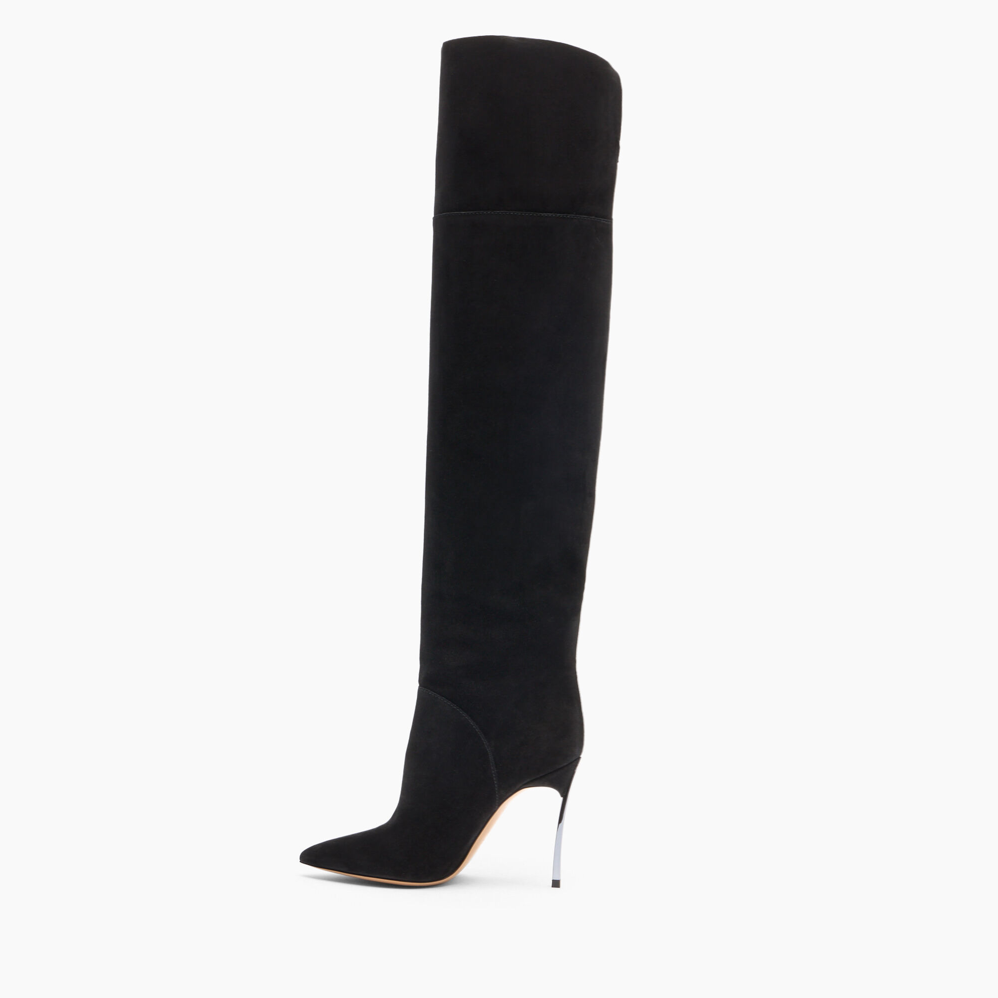 Casadei Blade Reversible Over The Knee Black 1T076A100MC1832