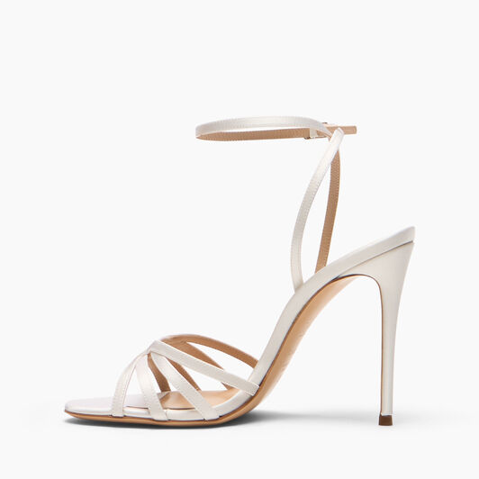 Casadei Julia Sandal Satin White 1L420B1001SATIN