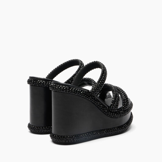 Casadei Sirio Wedge Black, black 1M505B0801C2958