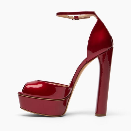 Casadei Flara Platform Samurai Ultrared 1L287Y1401SAMUR Casadei Flara Platform Samurai Ultrared 1L287Y1401SAMUR