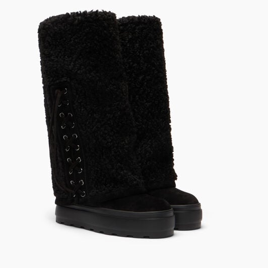 Casadei Double Face High Boot Black 2S395A081NT0556