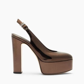 Casadei Sandale Patty Platform Interstellar Carob 1G659A1301INTER Casadei Sandale Patty Platform Interstellar Carob 1G659A1301INTER