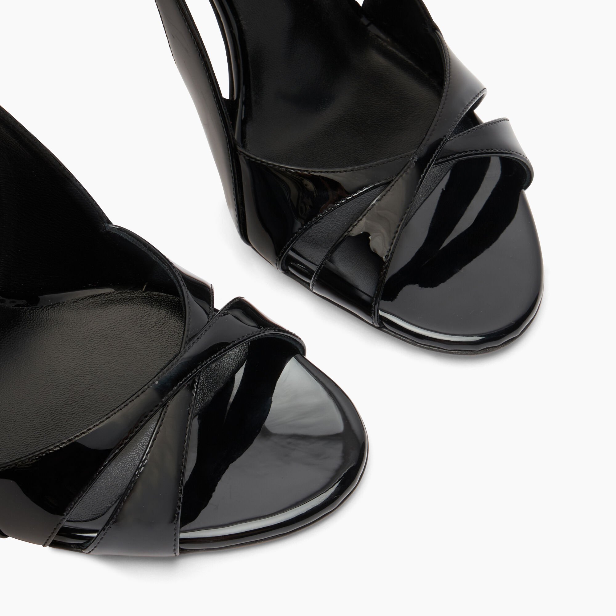 Casadei Julia Double Belts Black 1L414B1001TIFFA Casadei Julia Double Belts Black 1L414B1001TIFFA