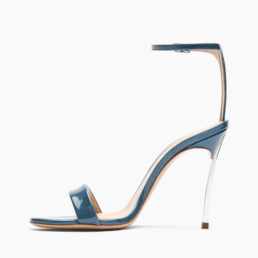 Casadei Marta Denim Lac Sandals Denim 1L165W100MC2634
