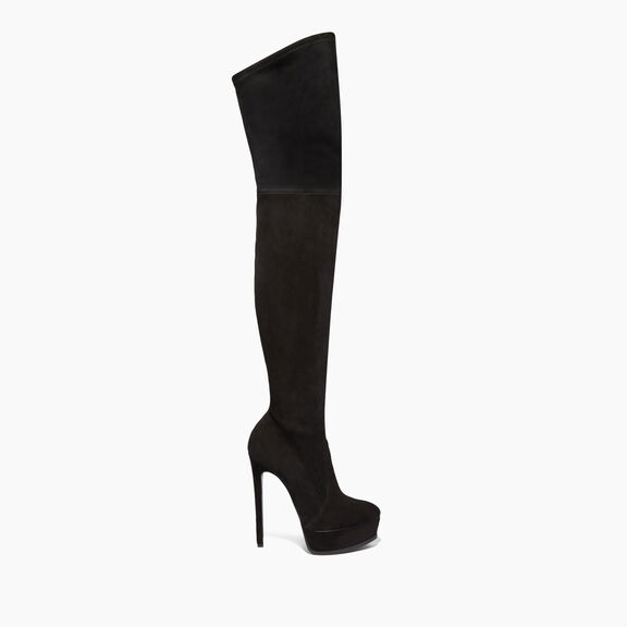 Casadei Flora Over the Knee   Black 1T831E1401T0005