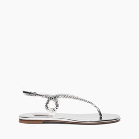 Casadei Josephine Flat Silver. silver 1N251B0101C2952 Casadei Josephine Flat Silver. silver 1N251B0101C2952