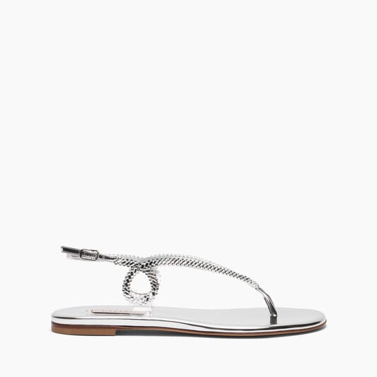 Casadei Josephine Flat Silver. silver 1N251B0101C2952 Casadei Josephine Flat Silver. silver 1N251B0101C2952