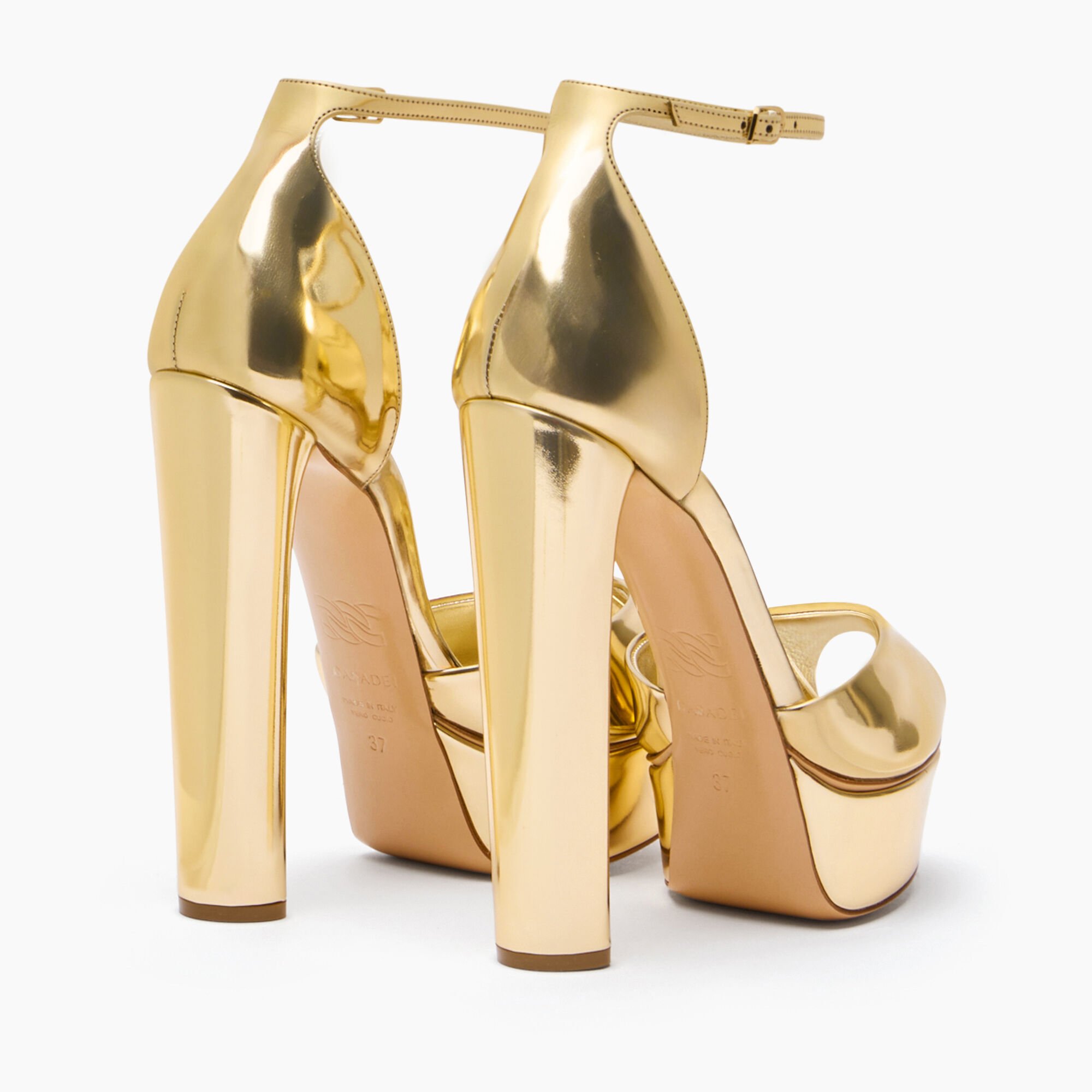 Casadei Flora Intestellar Platform Sandals Platinum 1L287Y1401INTER