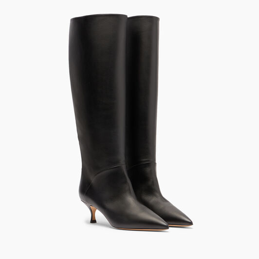 Casadei Julia Plonge To The Knee Boots Black 1S363A0501PLONG Casadei Julia Plonge To The Knee Boots Black 1S363A0501PLONG