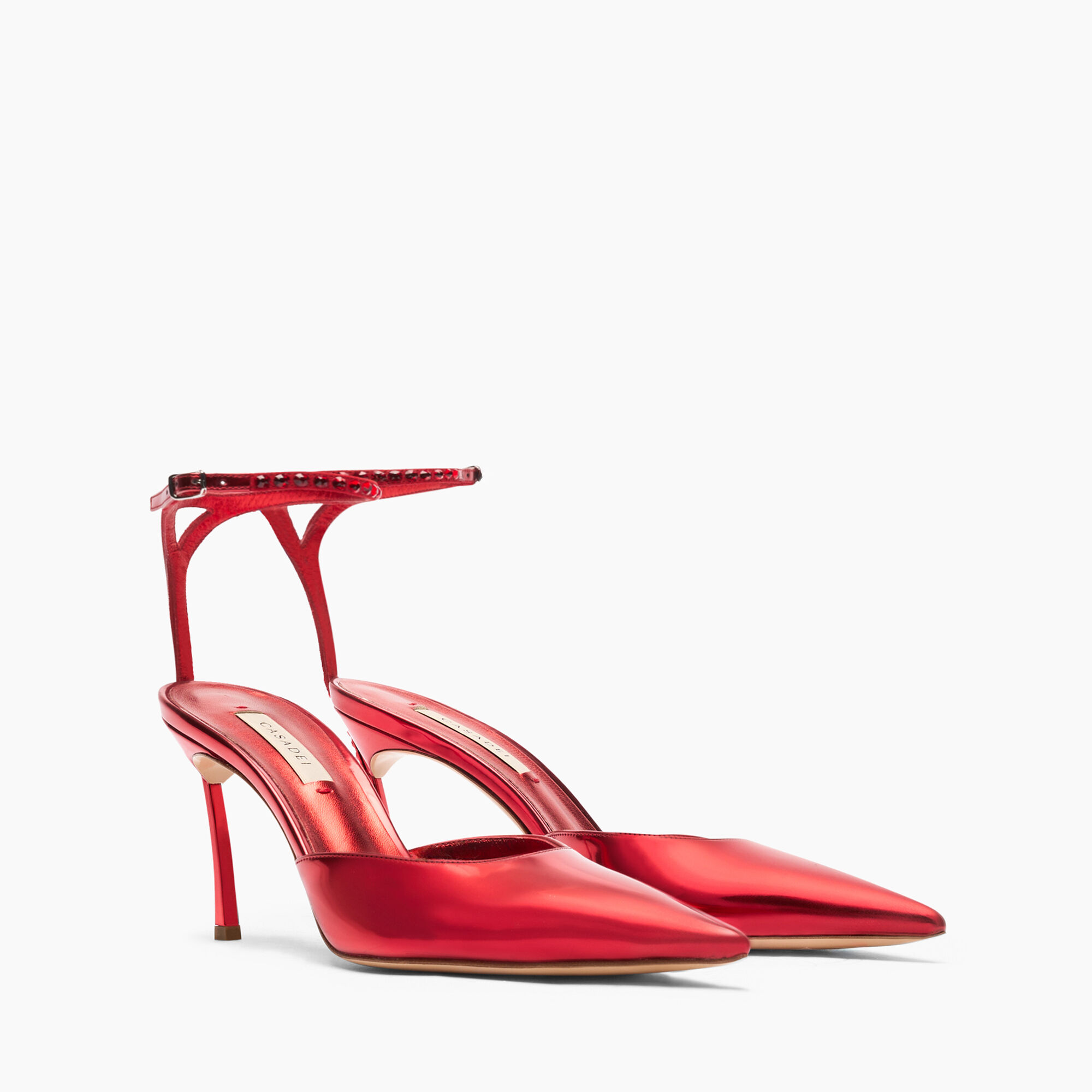 Casadei Alice Blade Slingback Lipstick 1H014Y080MC2546