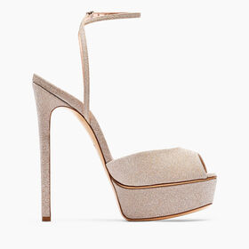 Casadei Flora Solar Eclipse Platform Sandals Nude 1L091V1401SOLEC