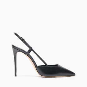 Casadei Julia Leather Slingbacks Nero 1G619J1001MINOR