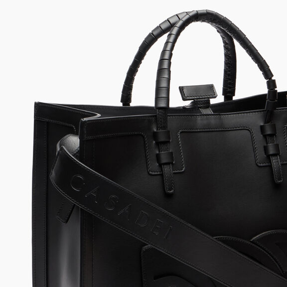 Casadei Beaurivage Leather Bag Black 3W382W0000LOVEC Casadei Beaurivage Leather Bag Black 3W382W0000LOVEC