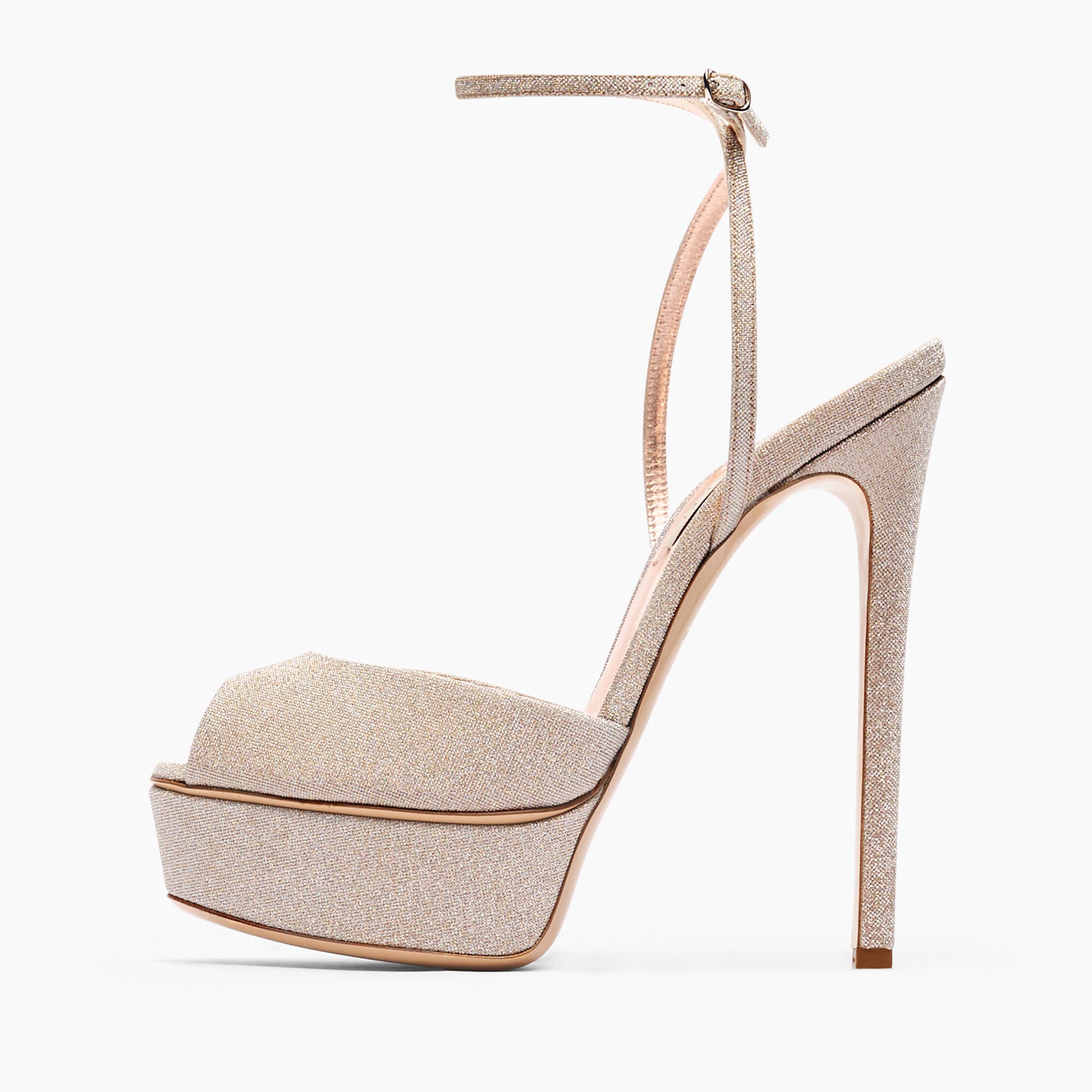 Casadei Flora Solar Eclipse Platform Sandals Nude 1L091V1401SOLEC