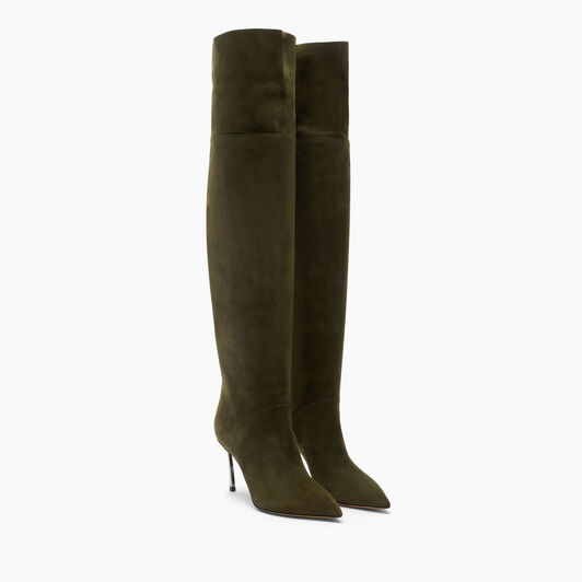 Casadei Blade Nomad Over The Knee Forest 1T076A080MC1832 Casadei Blade Nomad Over The Knee Forest 1T076A080MC1832