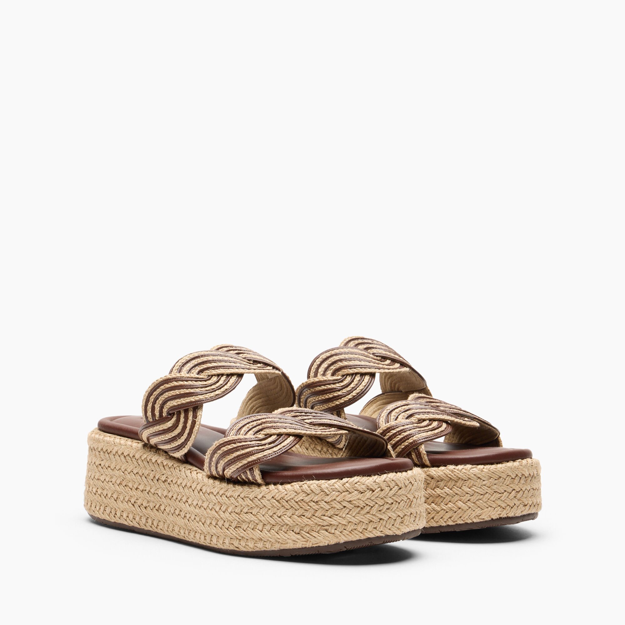 Casadei Thaiti Wedge Cocoa 1M571B0201TAHTI