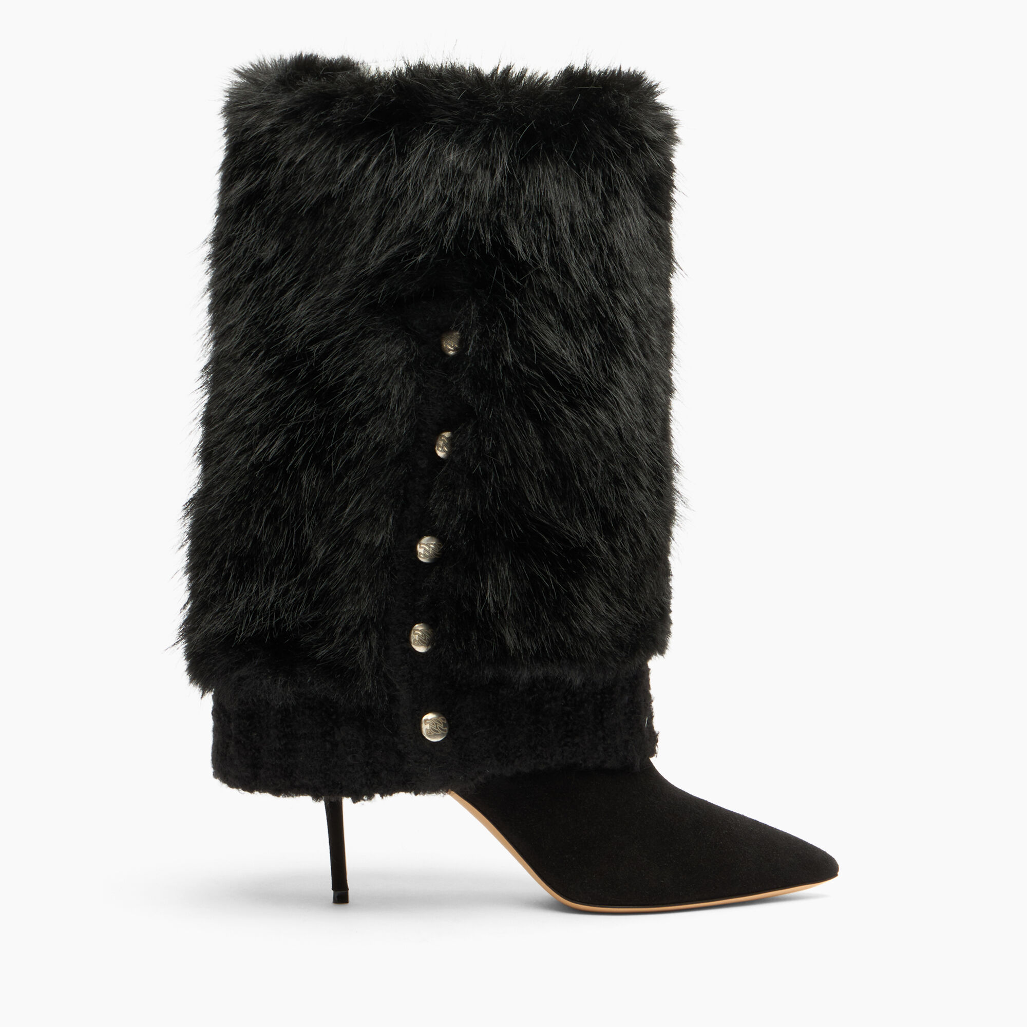 Casadei Double Face Julia High Boot Black 1S398A0801T0561