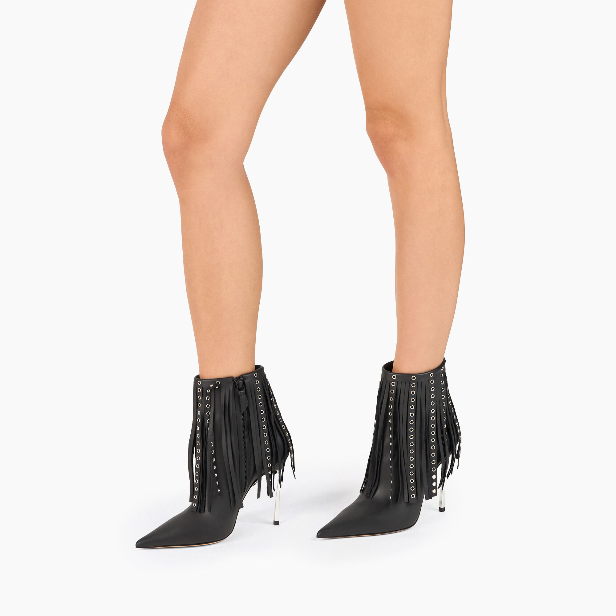 Casadei Debby Superblade Ankle Boots Black 1R490Y100MC2553