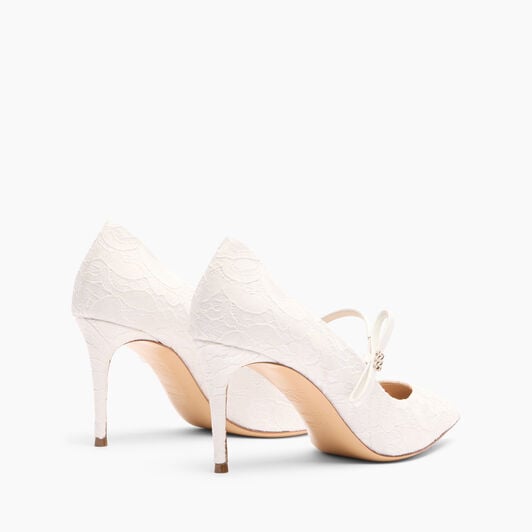 Casadei Julia Penny Liberty Pumps White 1F014A0801T0520 Casadei Julia Penny Liberty Pumps White 1F014A0801T0520