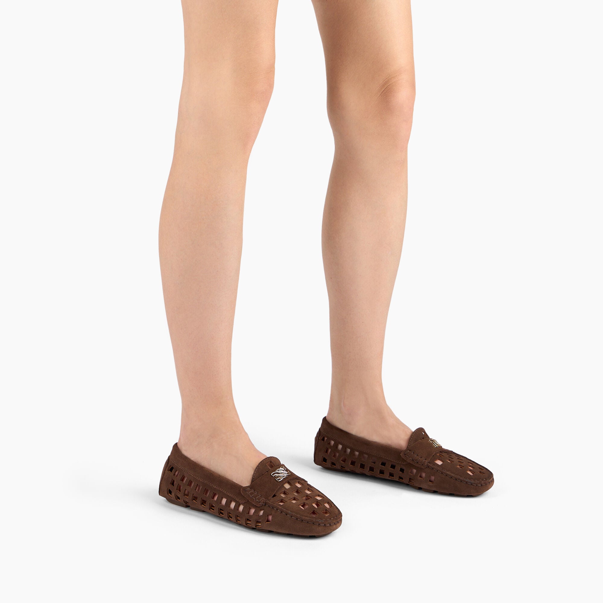Casadei Maxisuede Loafer Chocolate 2D329B0101C3058