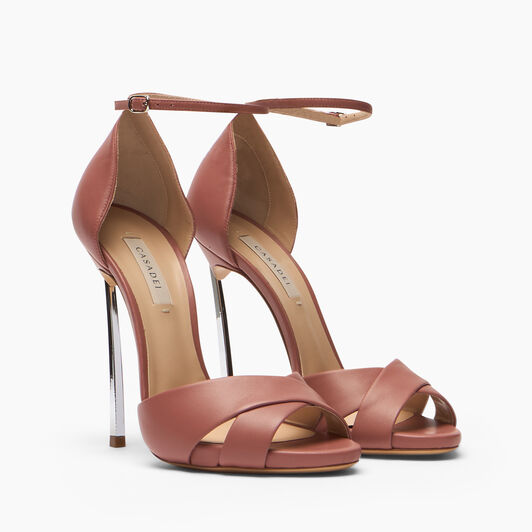 Casadei Criss Cross Blade Sandalette Walnut 1L556P120MAMINO