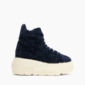 Casadei Nexus Senales Faux Fur Sneakers Milk 2X022Y0201ORMLK