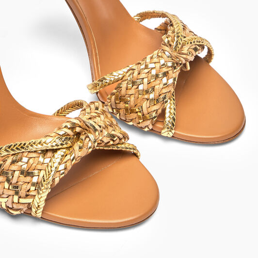 Casadei Marbella Lux Hanoi  Sandal Natur and gold 1L345J1001C2731