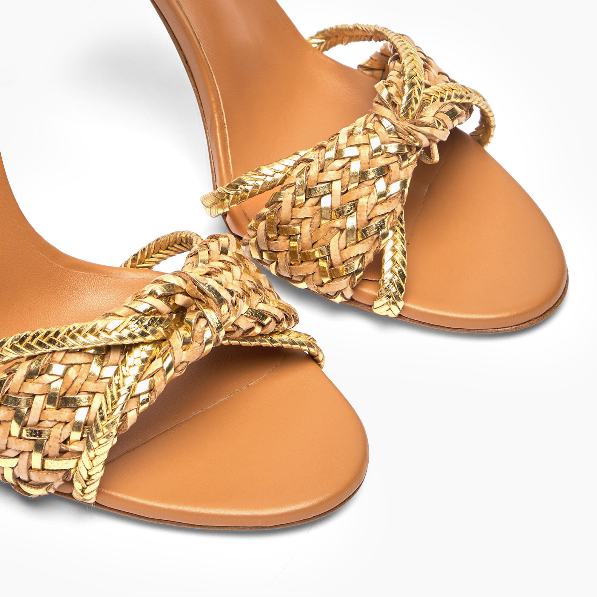 Casadei Marbella Lux Hanoi  Sandal Natur and gold 1L345J1001C2731