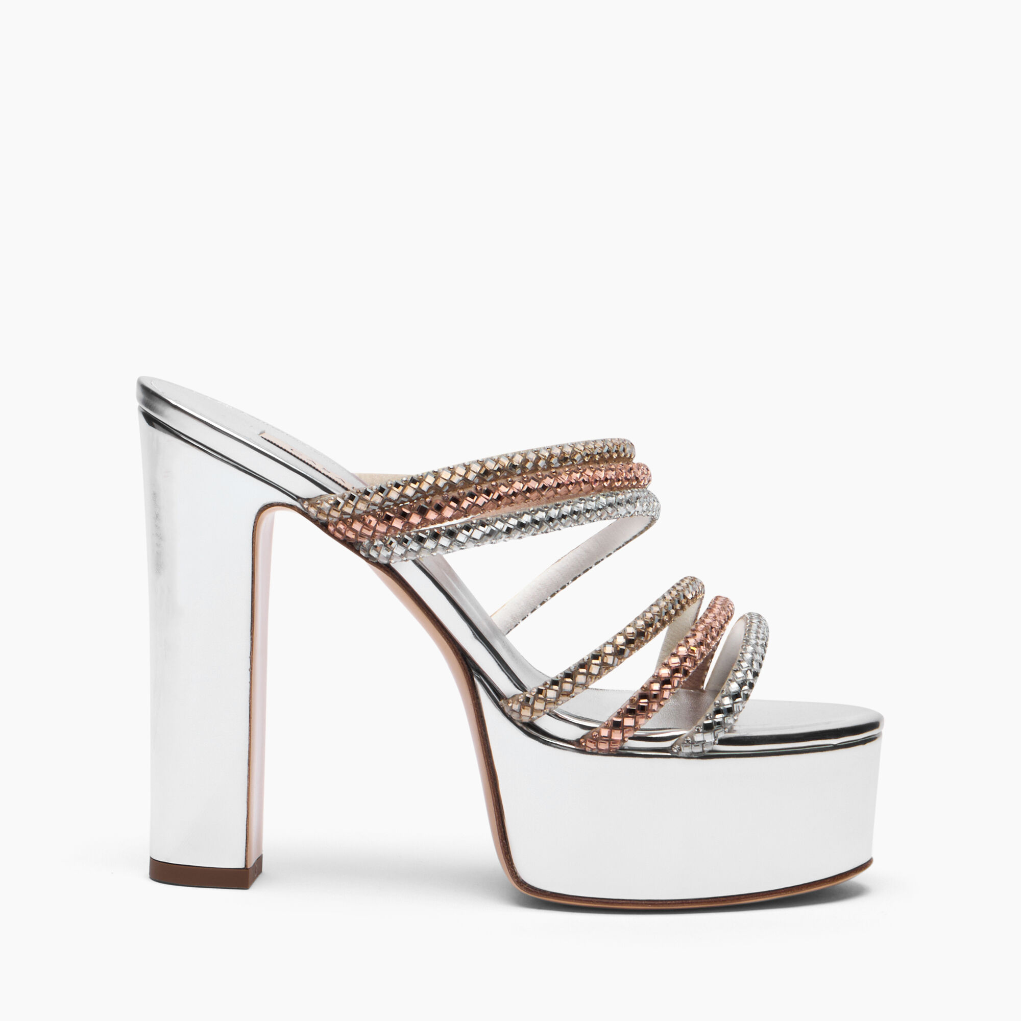 Casadei Plataforma Patty Andromeda Silver 1M514B1301C2967 Casadei Plataforma Patty Andromeda Silver 1M514B1301C2967