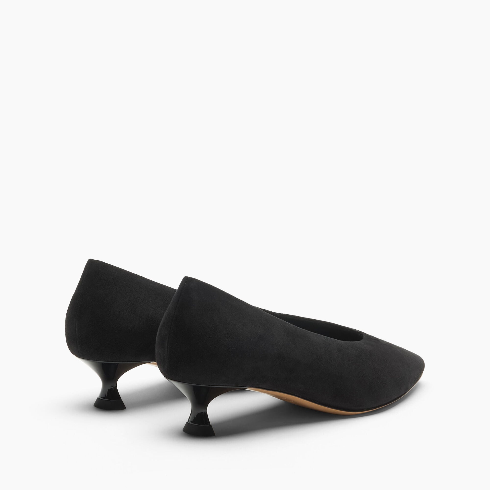 Casadei Giselle Suede Pump Black 1F063C030TCAMOS Casadei Giselle Suede Pump Black 1F063C030TCAMOS